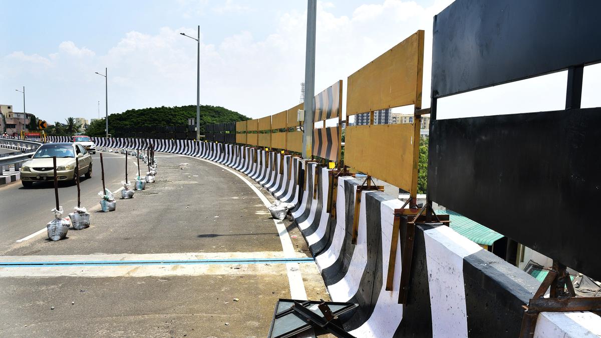 Highways Department installs cameras on Trichy Road flyover in